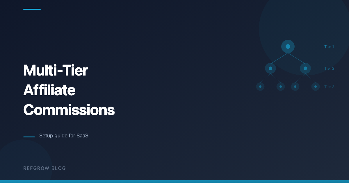 How to Set Up Multi-Tier (MLM) Commissions for Your SaaS Affiliate Program