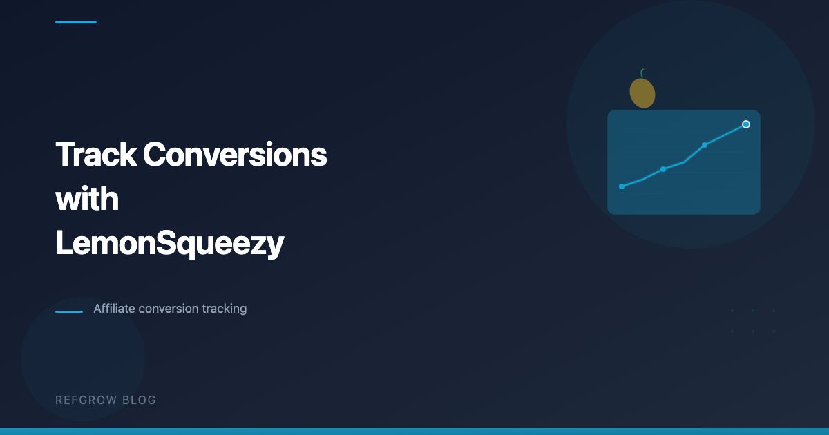 How to Track Affiliate Conversions with LemonSqueezy
