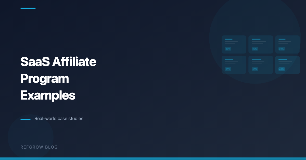 15 SaaS Affiliate Program Examples You Can Learn From
